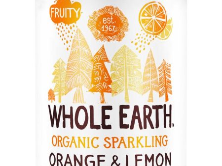 Whole Earth Organic Lightly Sparkling Orange & Lemon Drink 330ml Supply