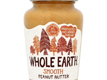 Whole Earth Smooth Peanut Butter 454g For Discount