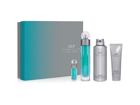 Perry Ellis 360 Gift Set for Men (4PC) For Cheap